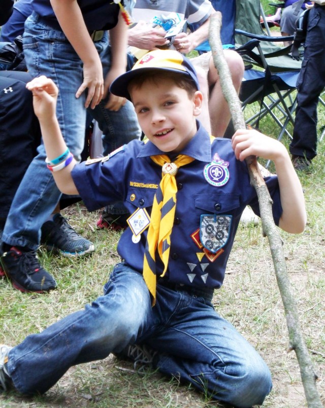 'Wolves and Tigers and Bears - Oh My!' - Scouts conduct mass 'promotion' at local camp