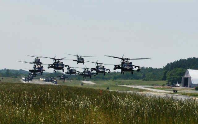 Army aviators fill Washington's skies