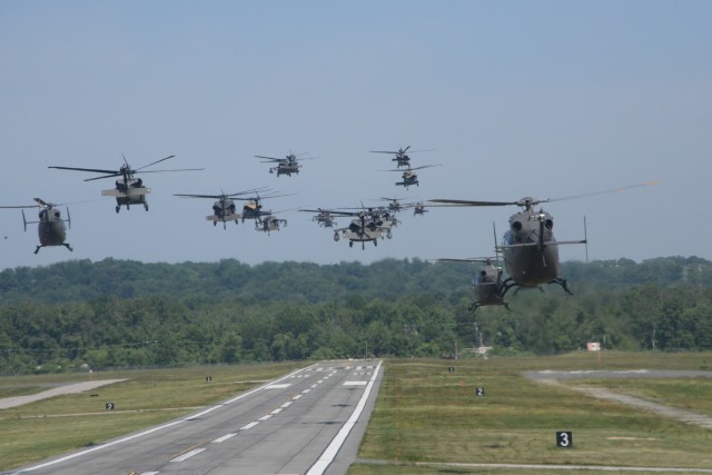 Army aviators fill Washington's skies