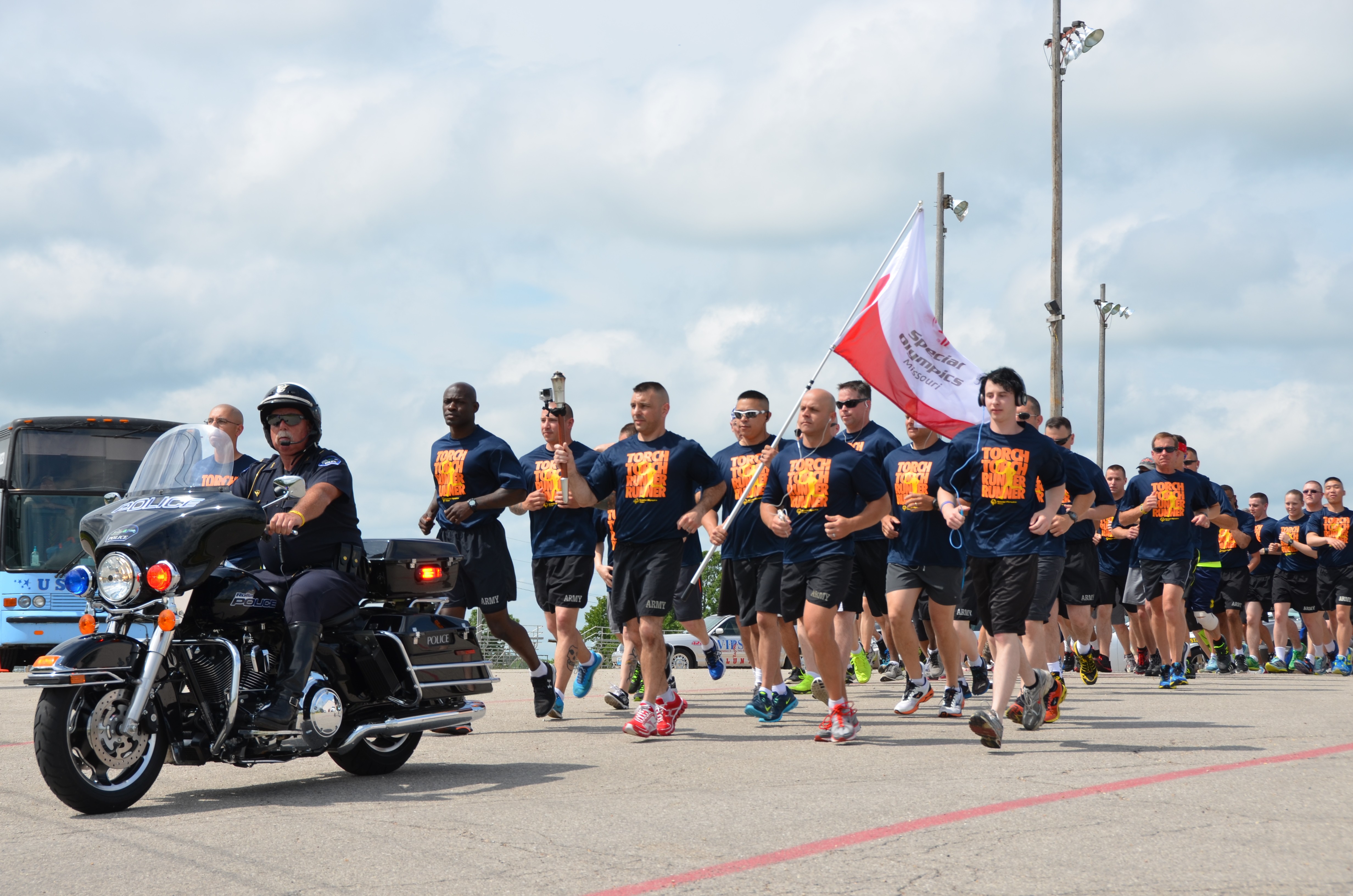 MPs conduct Special Olympics torch run Article The United States Army