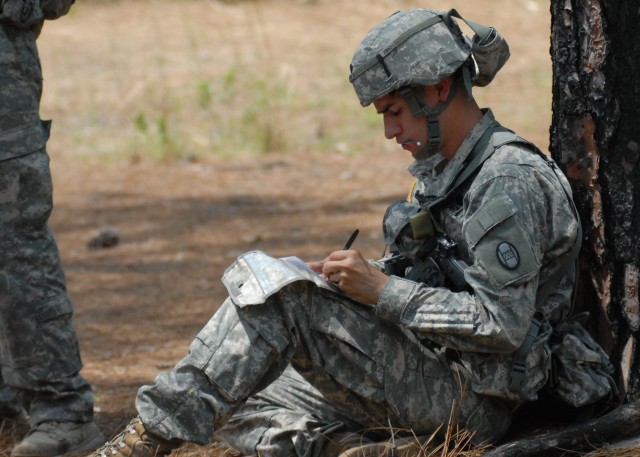30th ABCT Soldiers navigate Fort Bragg terrain