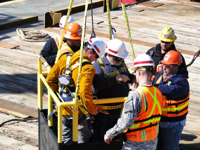 Team prepares to retrieve osprey eggs