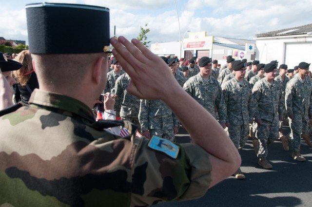 'Big Red One' Soldiers participate in Carentan memorial dedication