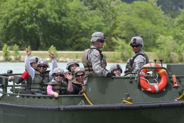 'Fightin' Fifth' families play Soldier for Fighter Jane/Joe Day