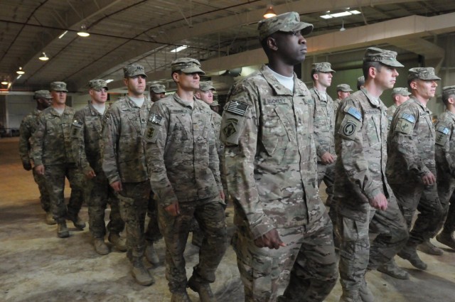 Engineer troops wrap-up 9-month mission as lead engineer element in Afghanistan