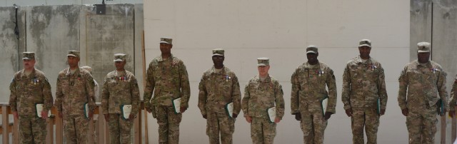 3-401st AFSBn DET 14 Soldiers receive end of tour awards