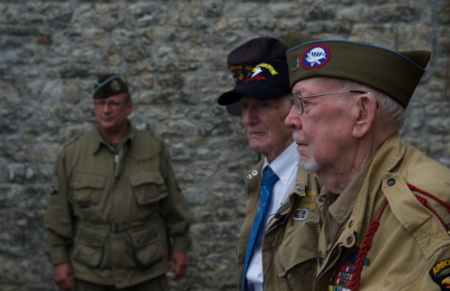 Two 101st vets attend D-Day memorial