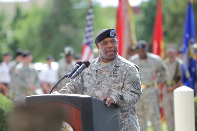 FCoE command sergeant major