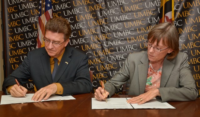 Army, University of Maryland Baltimore County agree to research partnership