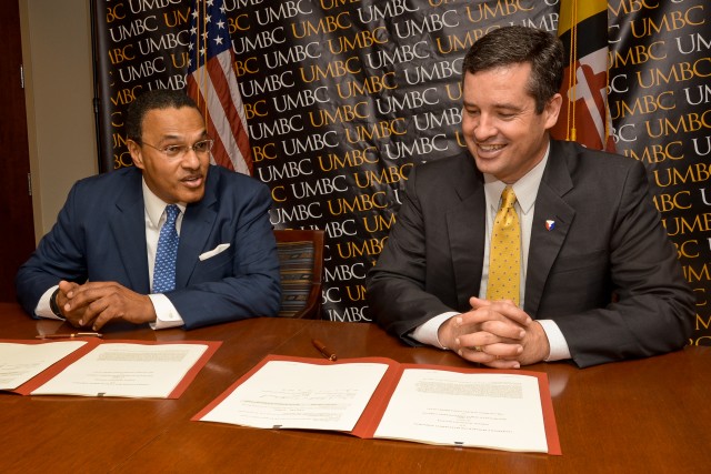 Army, University of Maryland Baltimore County agree to research partnership