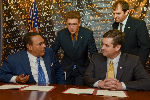 Army, University of Maryland Baltimore County agree to research partnership