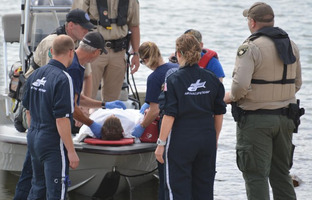 Joint rescue, recovery exercise grabs 250 middle school students' attention