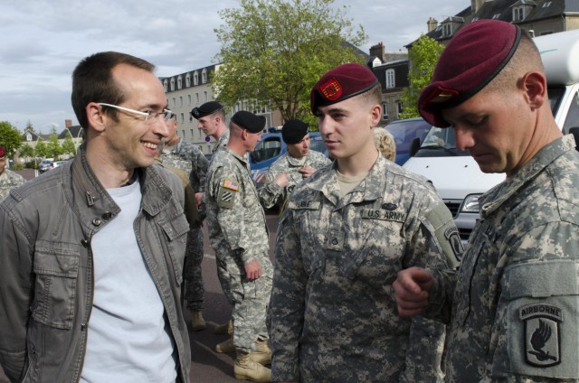 French families host American Soldiers during Normandy commemoration