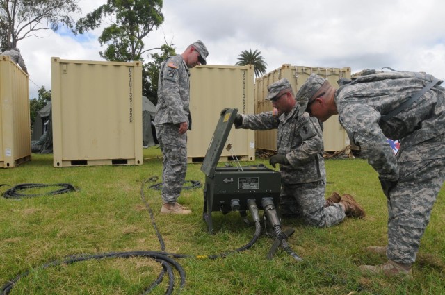 8th TSC troops prepare for Pacific Theater Humanitarian Assistance Survey Team mission, demonstrate expeditionary capability