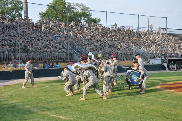 Columbia Blowfish host military appreciation night
