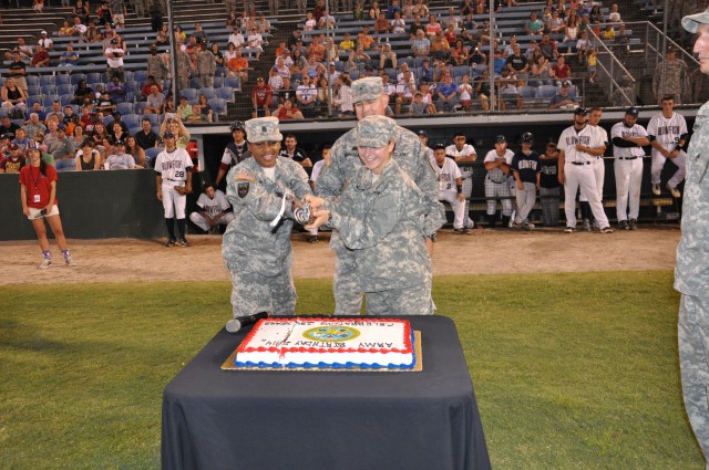 Columbia Blowfish host military appreciation night
