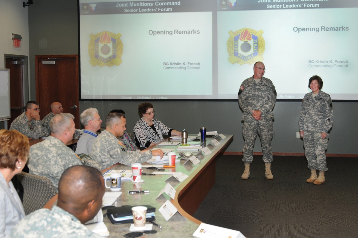 Joint Munitions Command Hosts Senior Leader Forum 