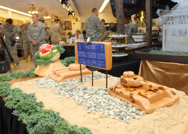NTC sign at Army birthday celebration