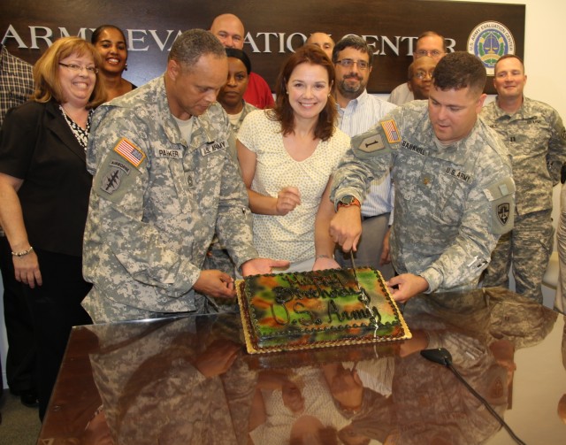 Army Evaluation Center personnel celebrate Army's 239th Birthday