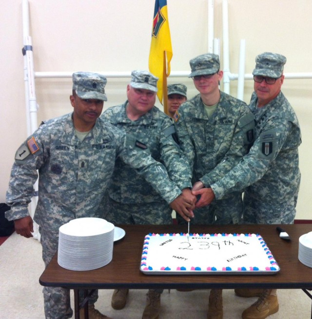302nd MEB celebrates Army's 239th birthday