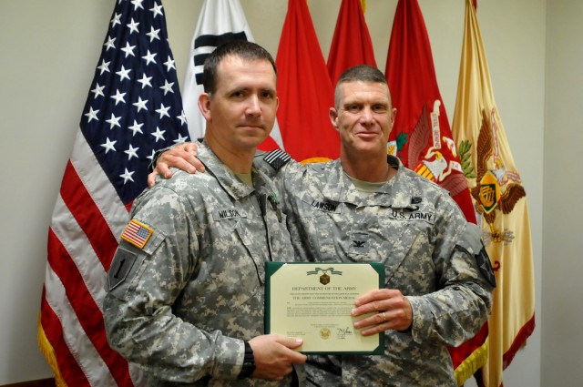 Chief Warrant Officer 2 Philip Wilson honored with ARCOM