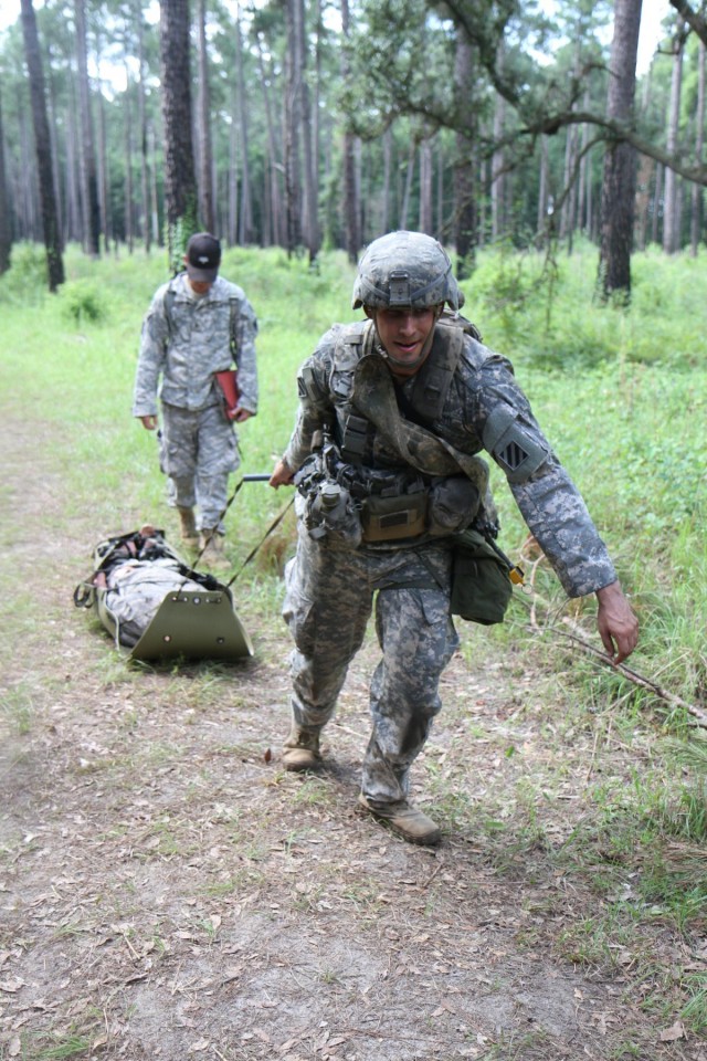 Vanguard combat medic shows confidence, competence through medical badge testing