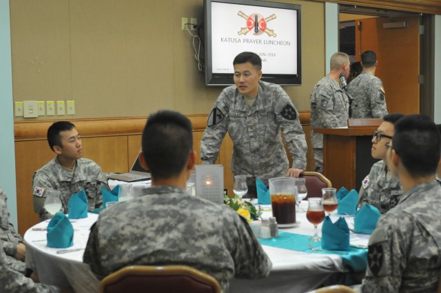 210th FA Bde. KATUSA prayer luncheon