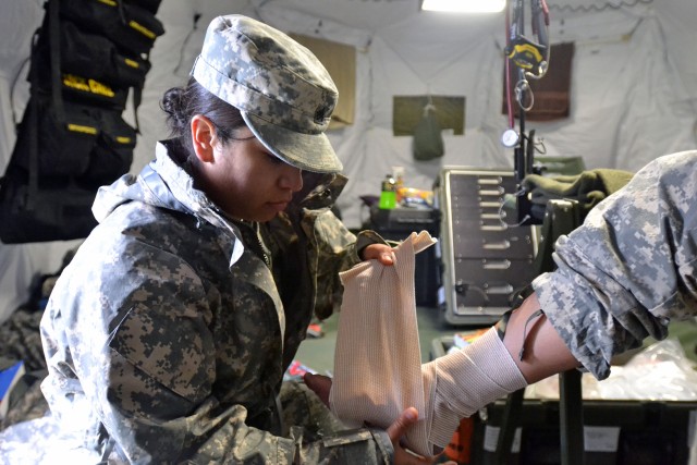 Medics mentor, assist JROTC camp