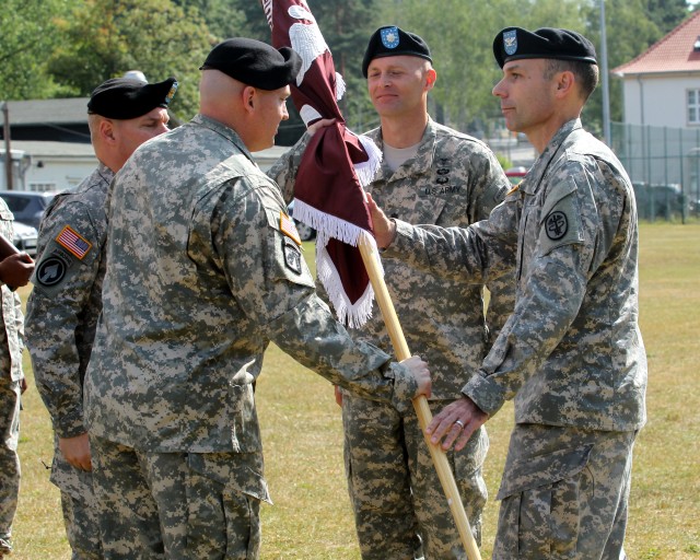 Burns takes command of Warrior Transition Battalion-Europe