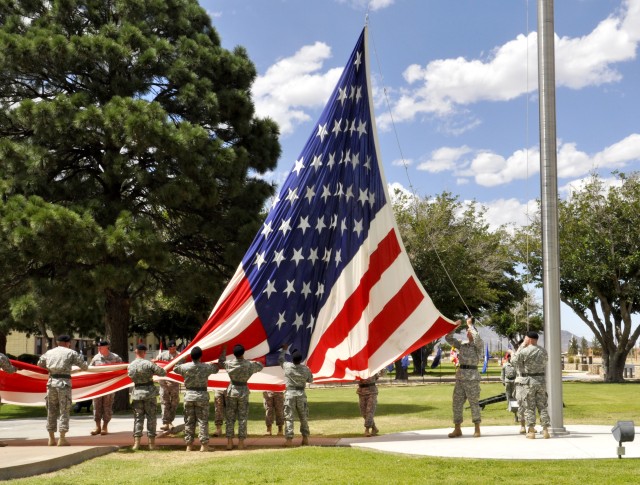 Retirement of the flag