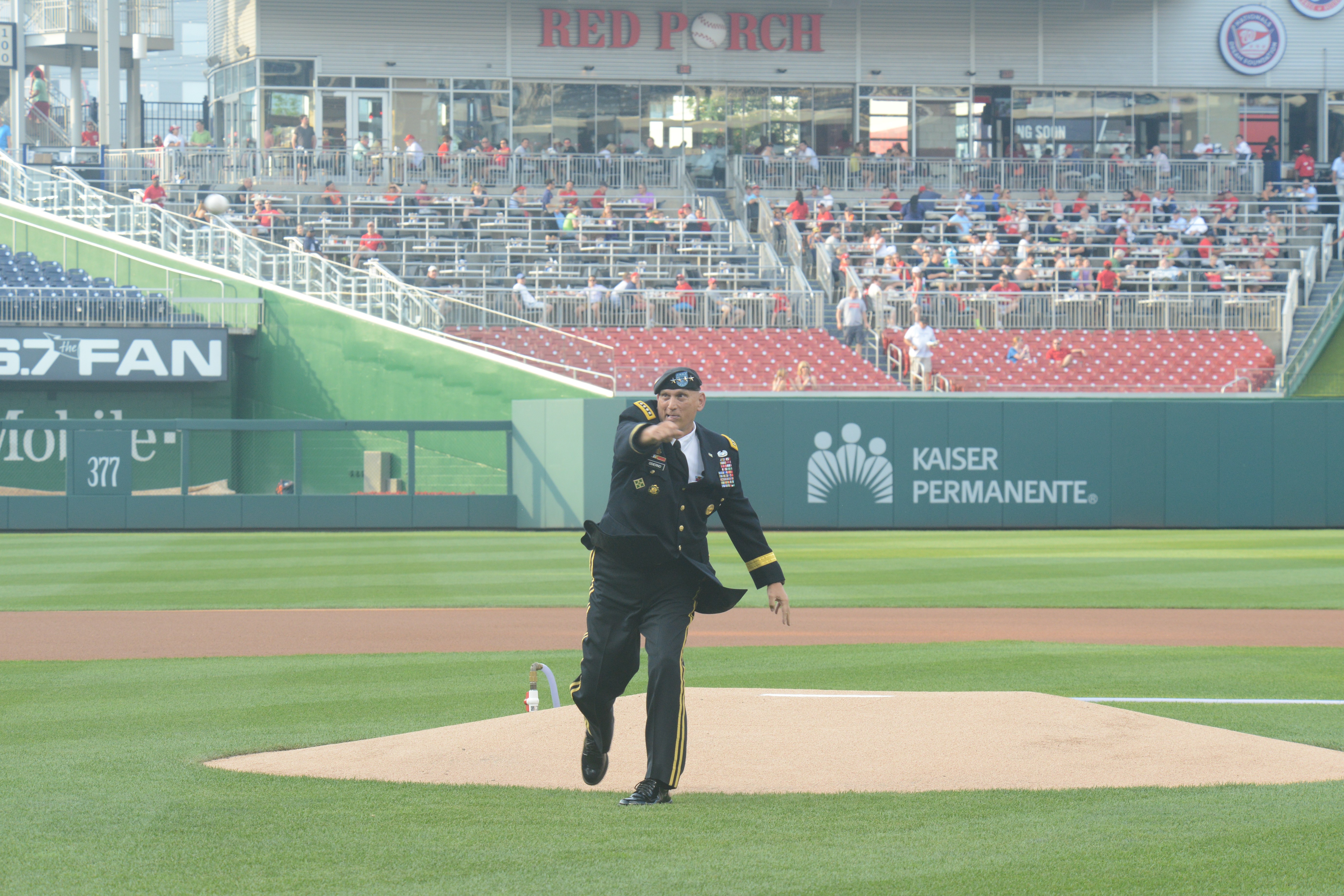 DDay Observance at Nationals Stadium