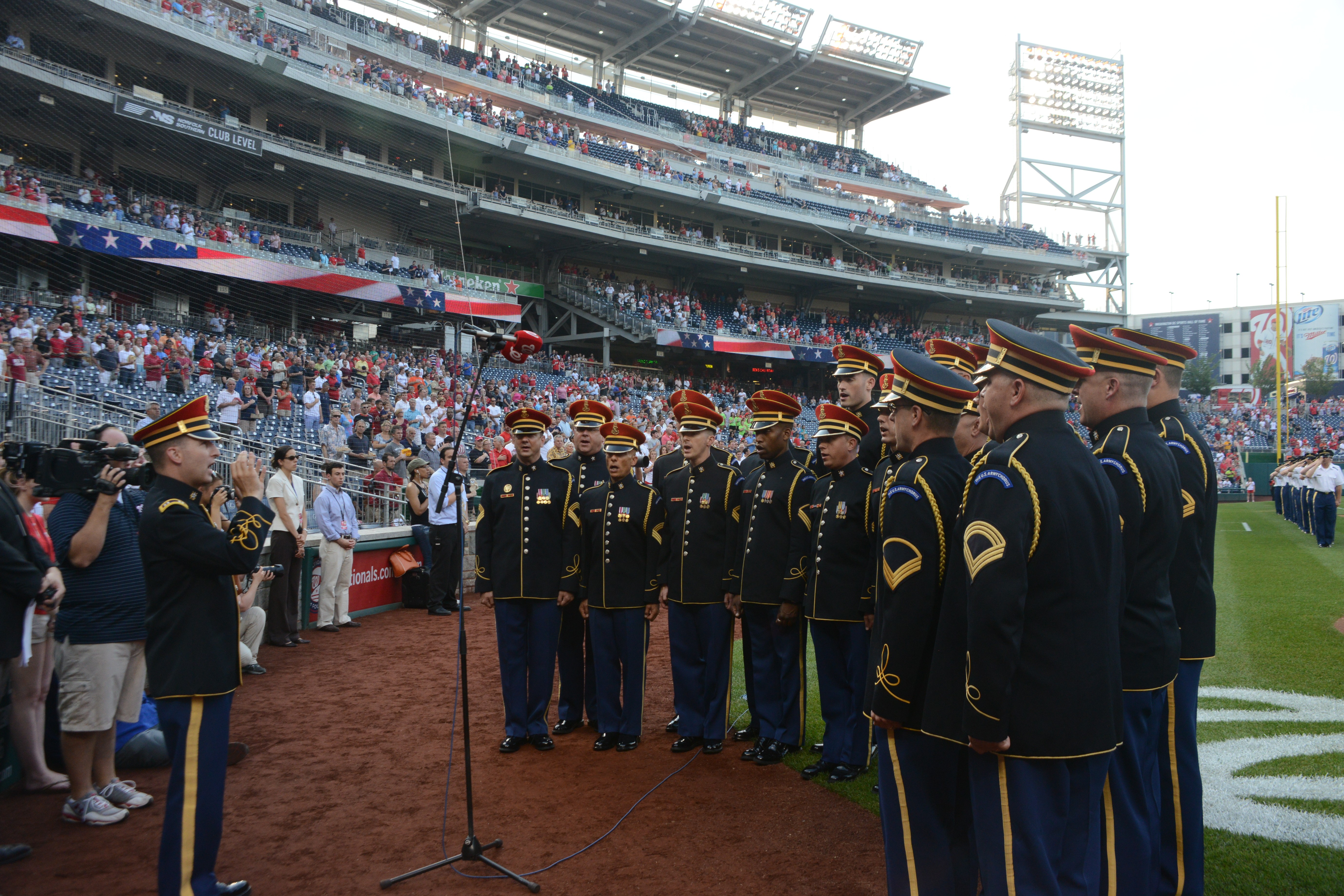 DDay Observance at Nationals Stadium