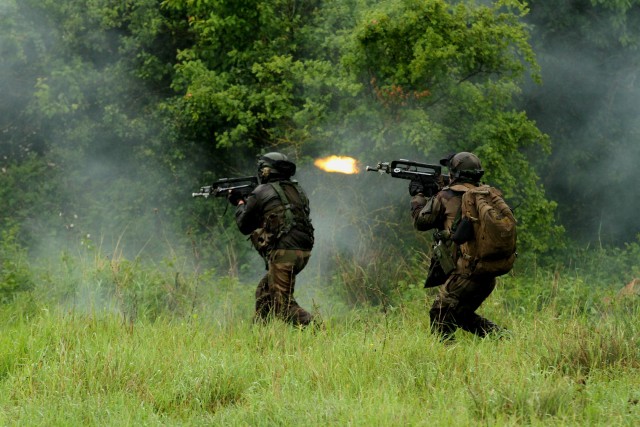 Shoot, move, communicate