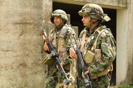 Austrian Soldiers take part in training during Combined Resolve II ...