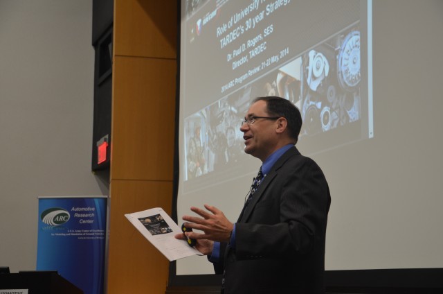Dr. Paul Rgoers at the Automotive Research Center