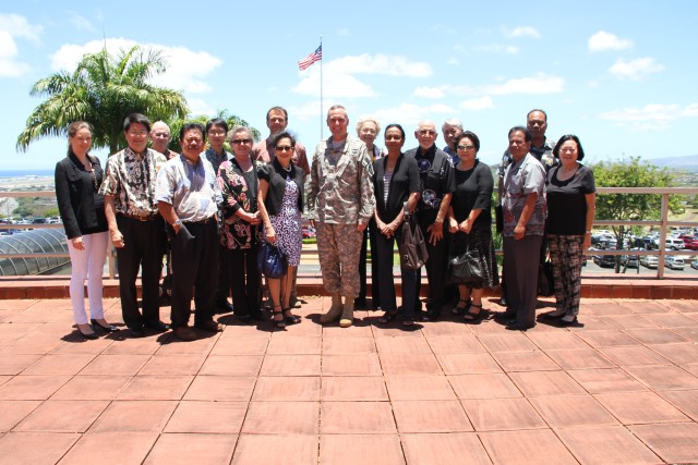 Consular Corps of Hawaii visits Tripler