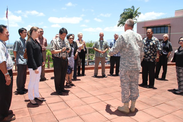 Consular Corps of Hawaii members meet Tripler's top leader