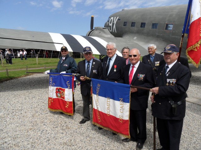 Engineering chief's father honored at Normandy
