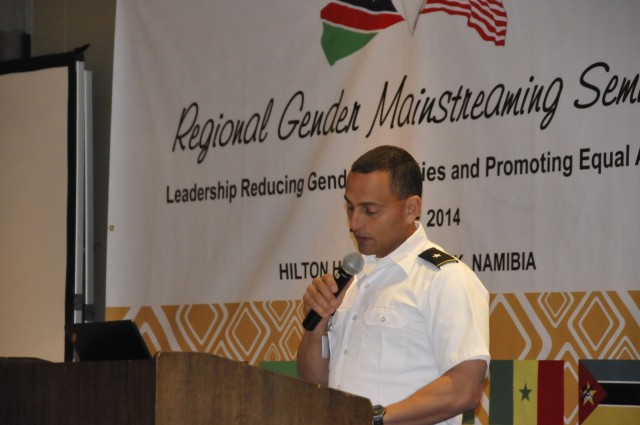 USARAF personnel present gender integration seminar to African leaders