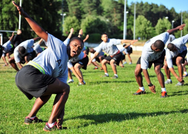 Soldiers learn fitness fundamentals with master fitness trainer course