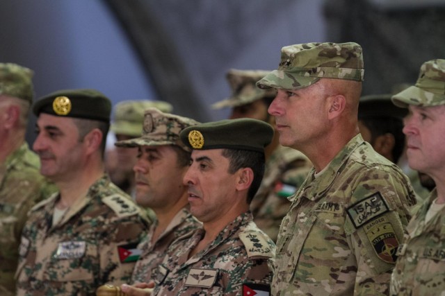 Jordanian army battalion transfers authority in Afghanistan