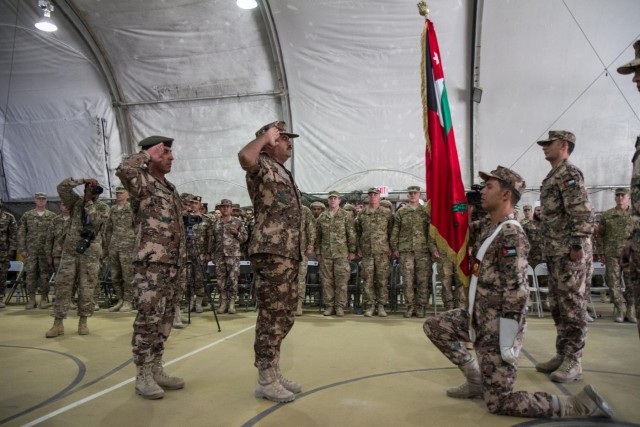 Jordanian army battalion transfers authority in Afghanistan