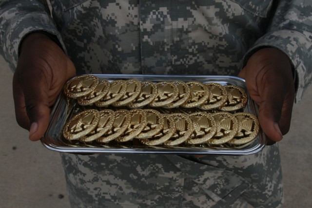 Badge platter