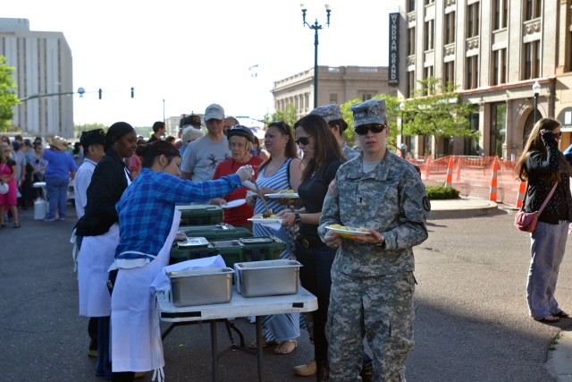 Cooks support street breakfast