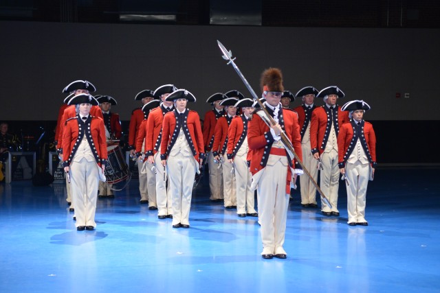 Sergeant Major of the Army recognizes noncommissioned officers during Twilight Tattoo