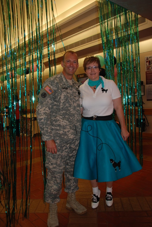 BAMC cancer survivors celebrate in "50's style"