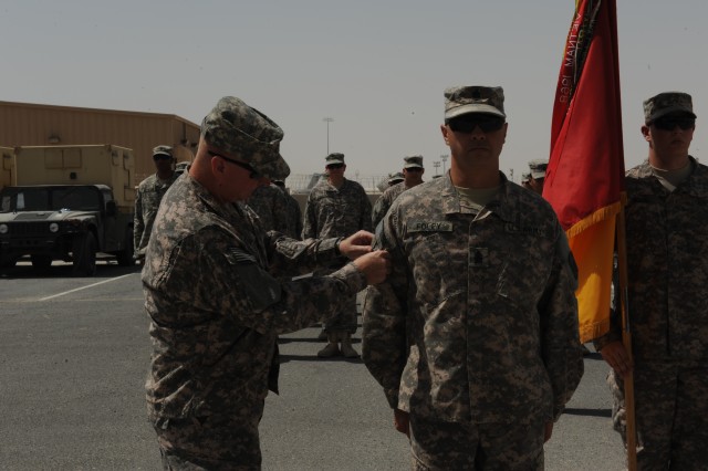 108th ADA Soldiers receive combat patches