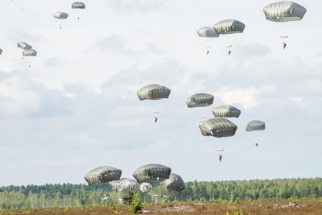 173rd Airborne Brigade paratroopers rotate training forces