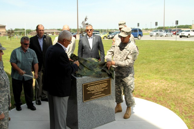 Memorial Marking 42nd Infantry Division Iraq Service Unveiled. 