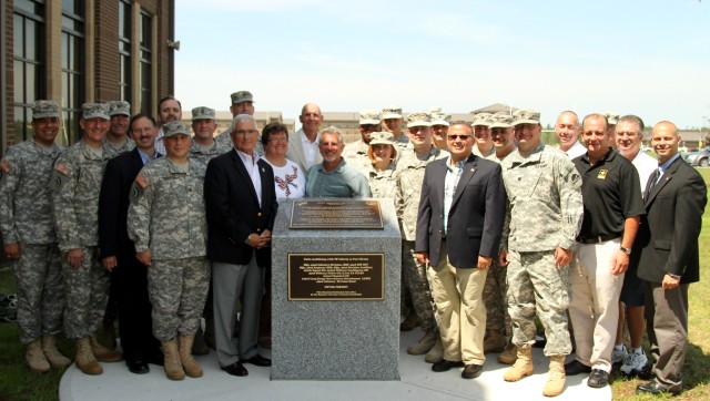 Memorial Marking 42nd Infantry Division Iraq Service Unveiled. 